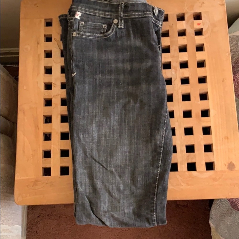 faded black jeans